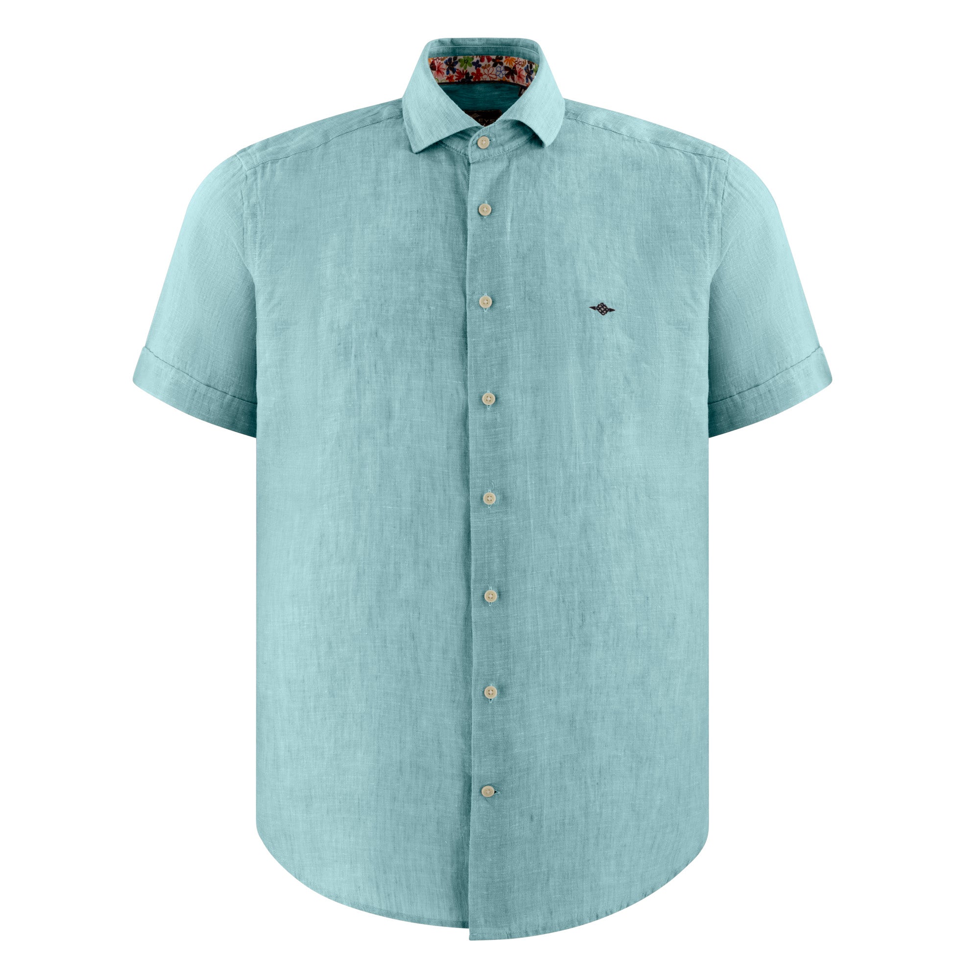 516800 Camisa de lino corte slim