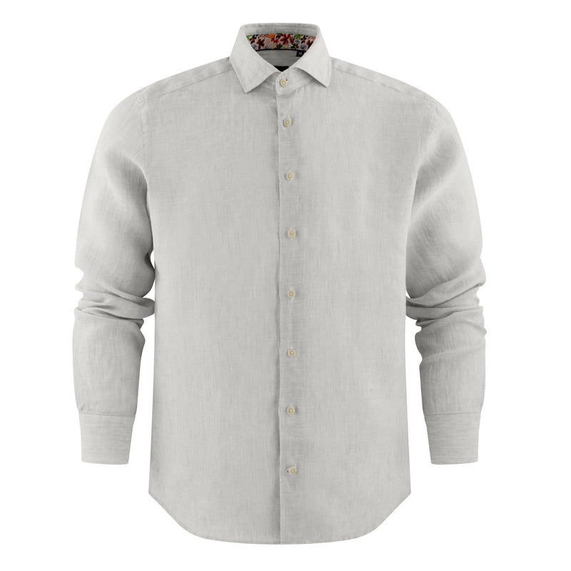 517800 Camisa de lino corte slim