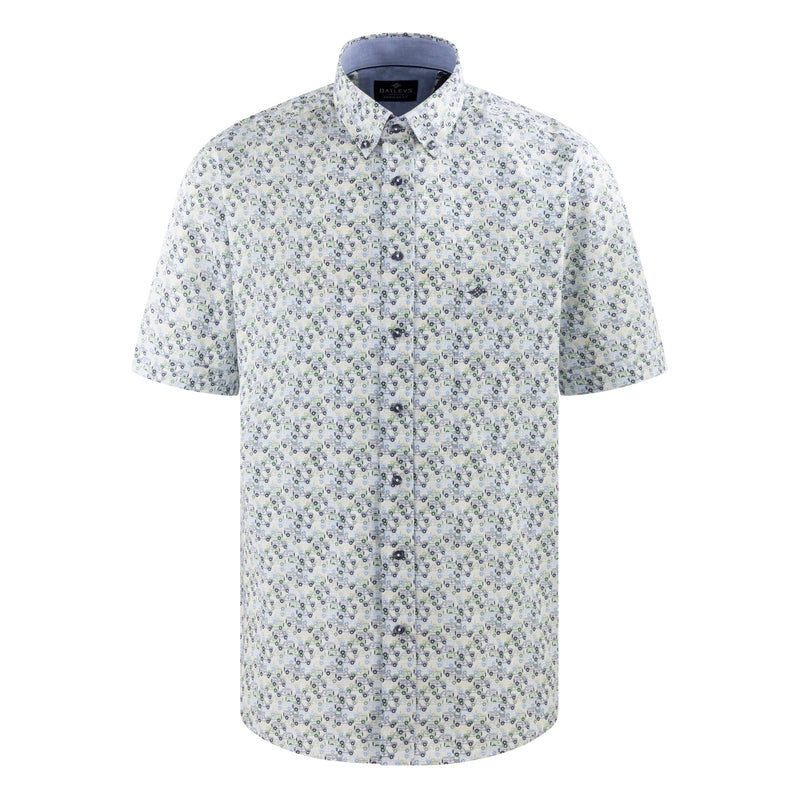 516672 Camisa estampada regular fit
