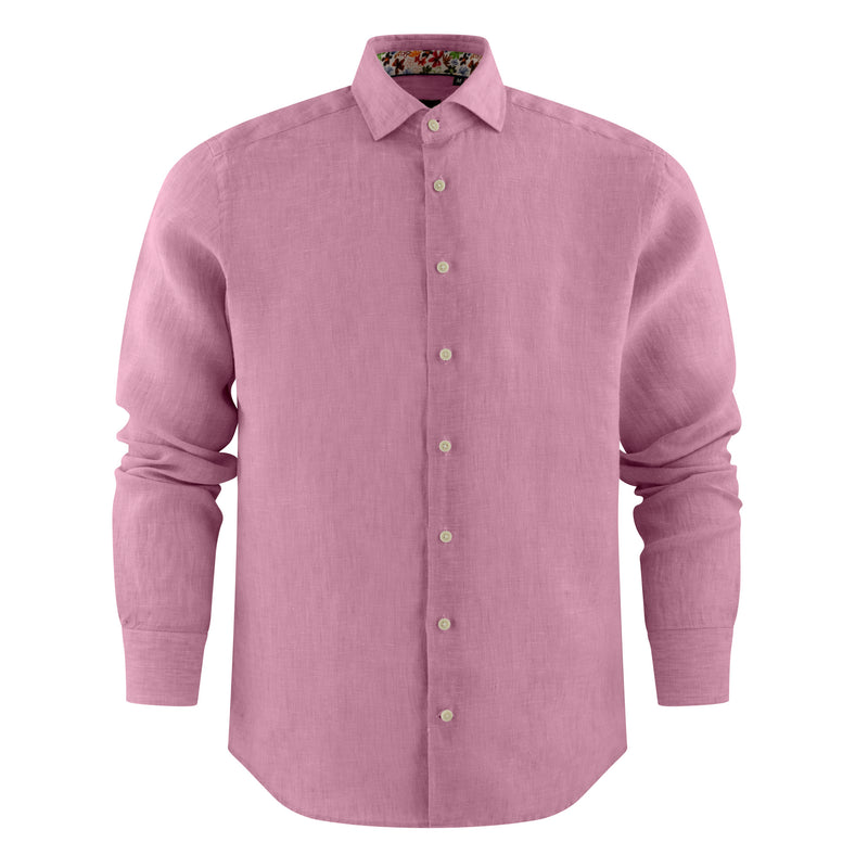 517800 Camisa de lino corte slim