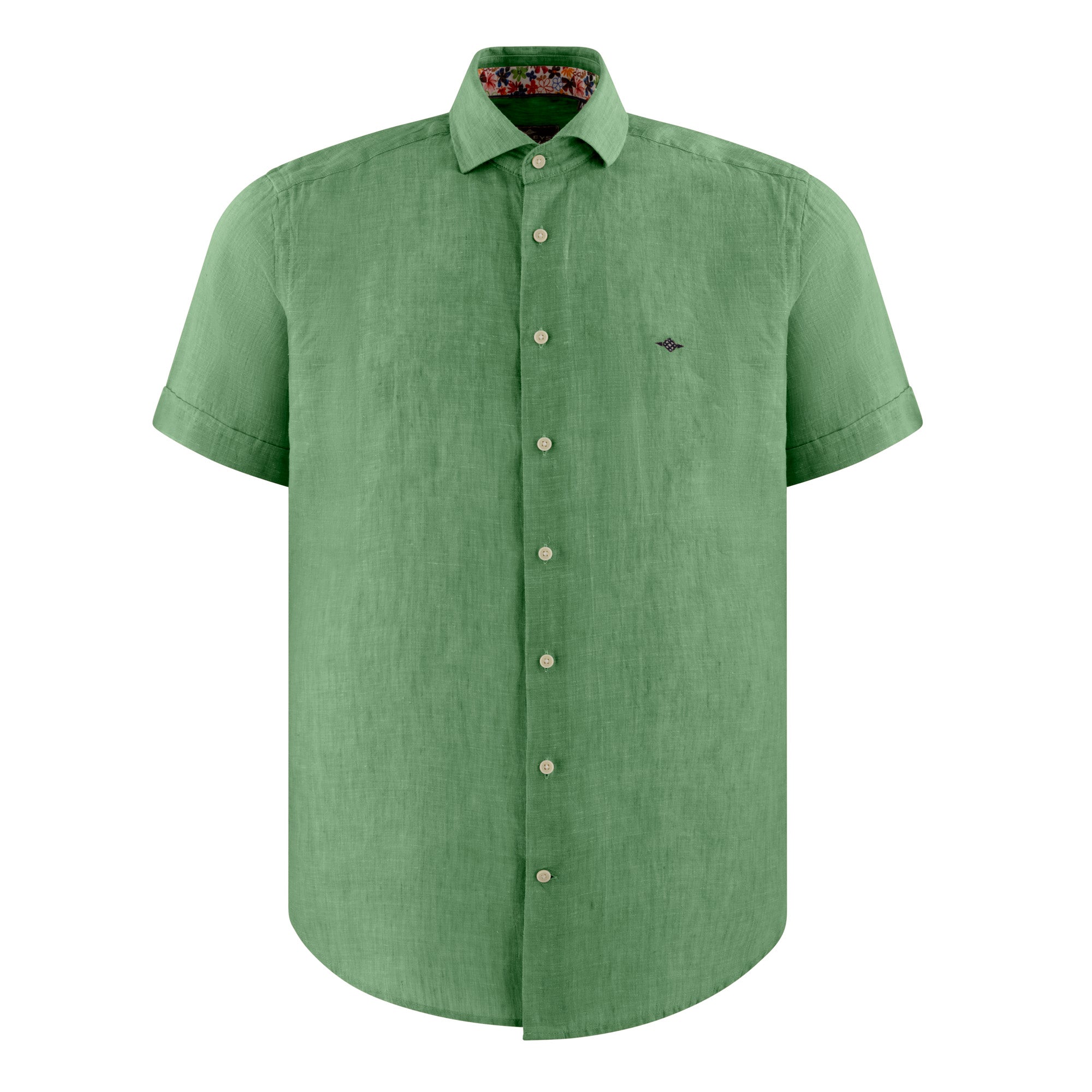 516800 Camisa de lino corte slim