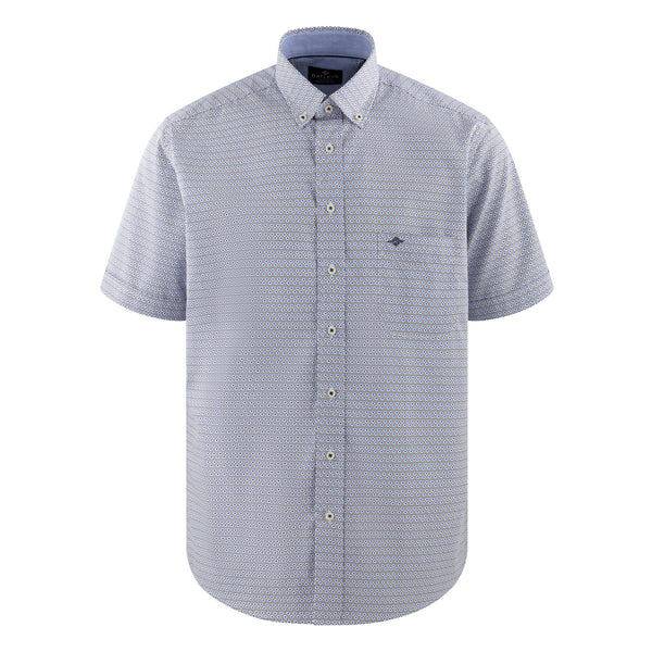 516682 Camisa estampada regular fit