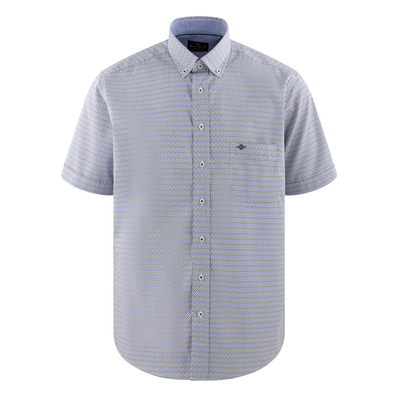 516682 Camisa estampada regular fit