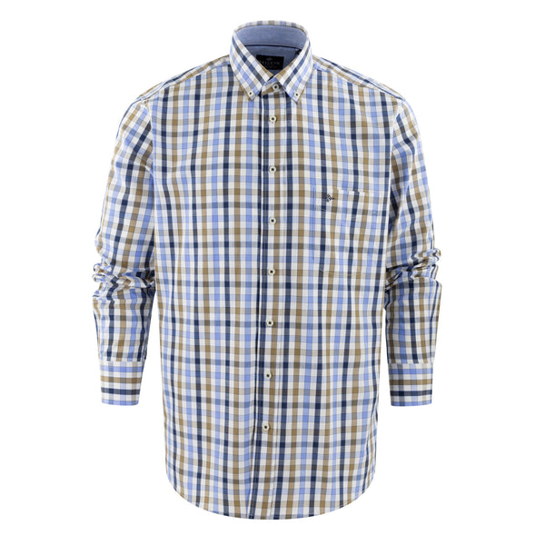 517674 Camisa estampada regular fit
