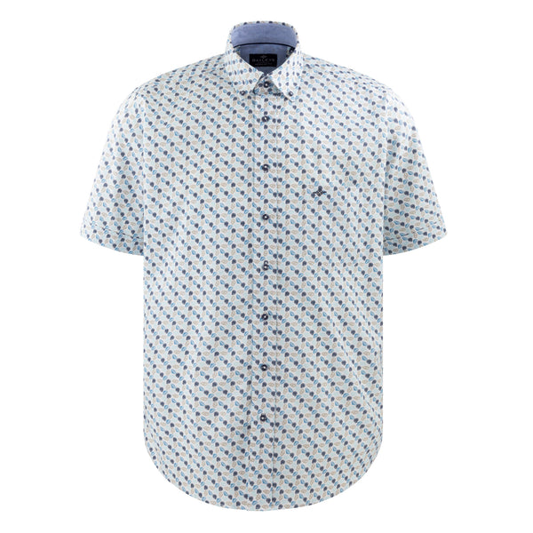 516677 Camisa estampada regular fit