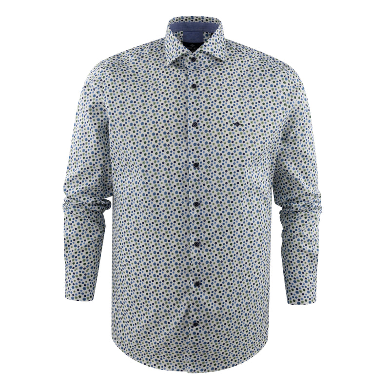 Camisa estampada slim fit 517822