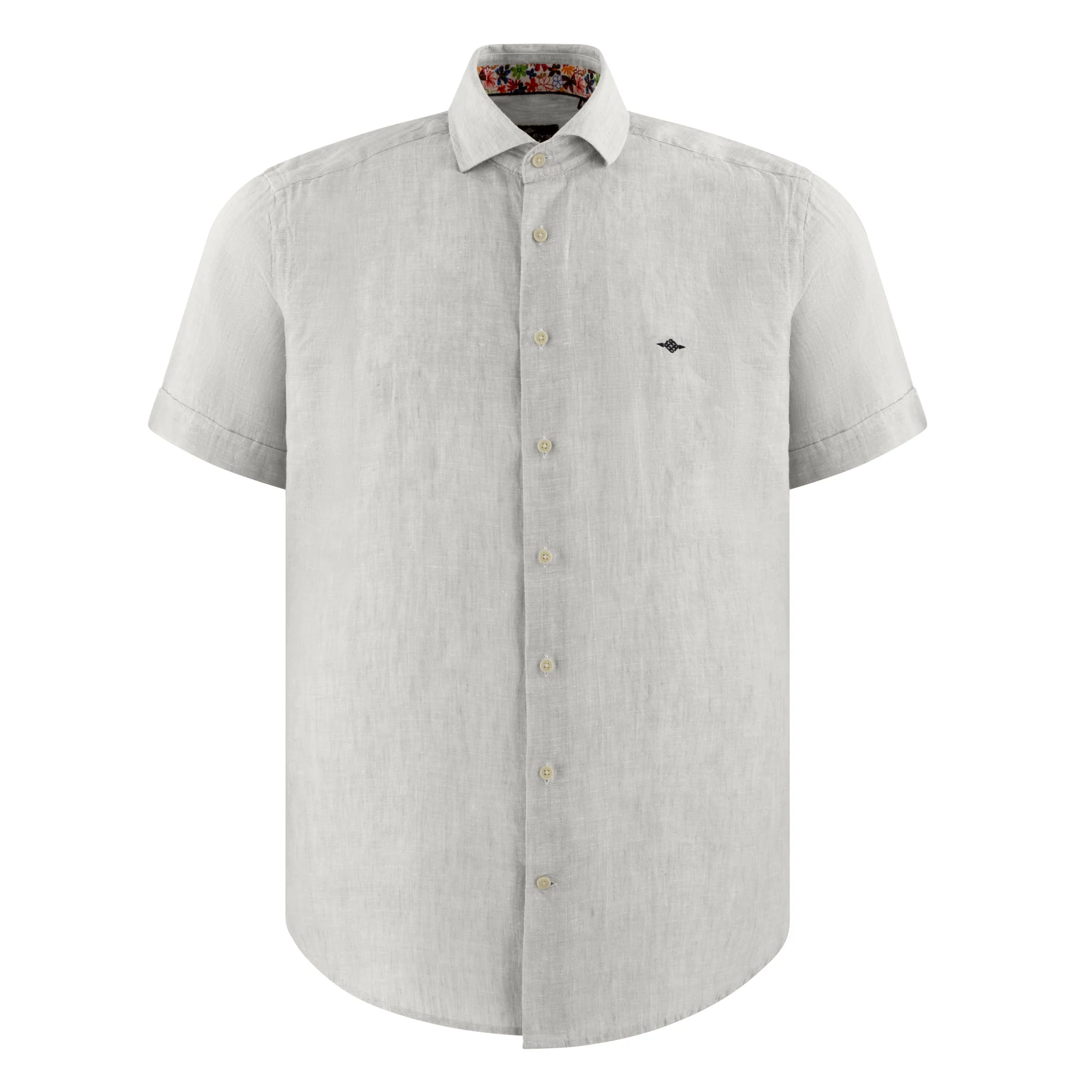 516800 Camisa de lino corte slim