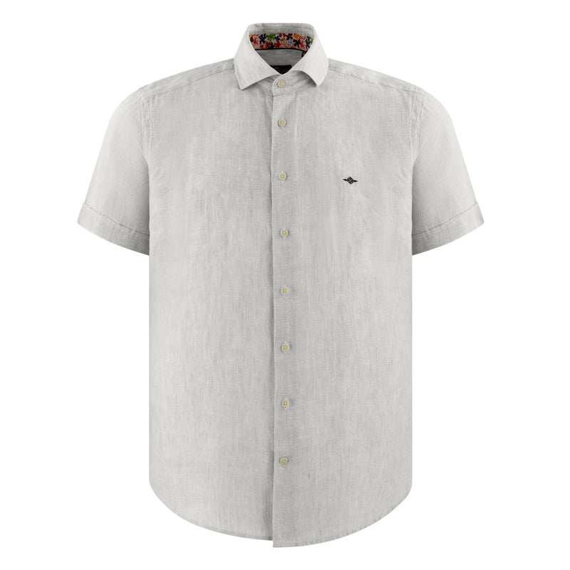 516800 Camisa de lino corte slim