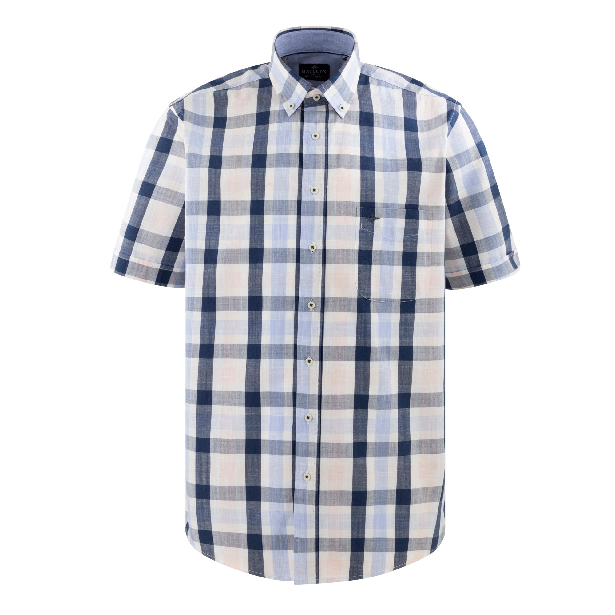 516680 Camisa estampada regular fit