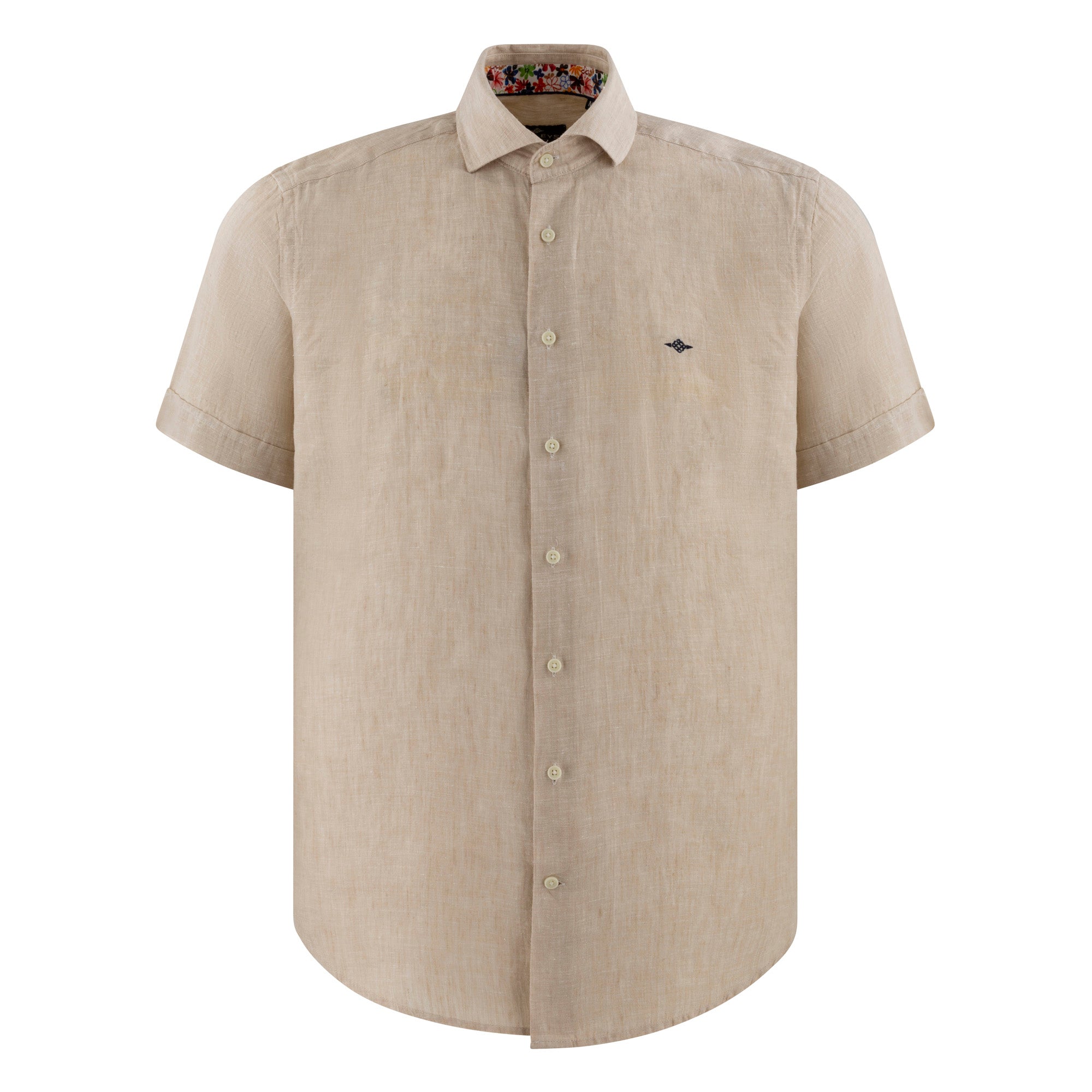 516800 Camisa de lino corte slim