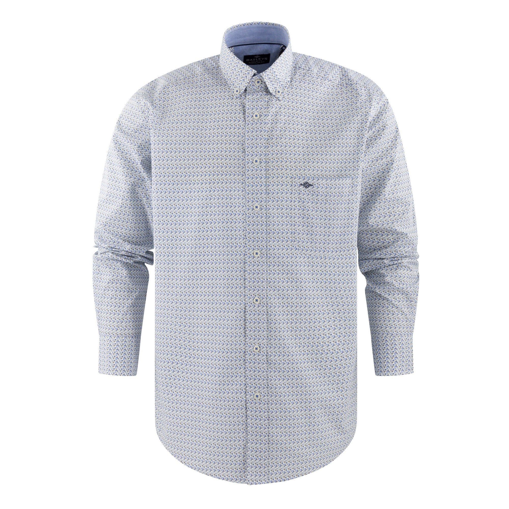 517671 Camisa estampada regular fit