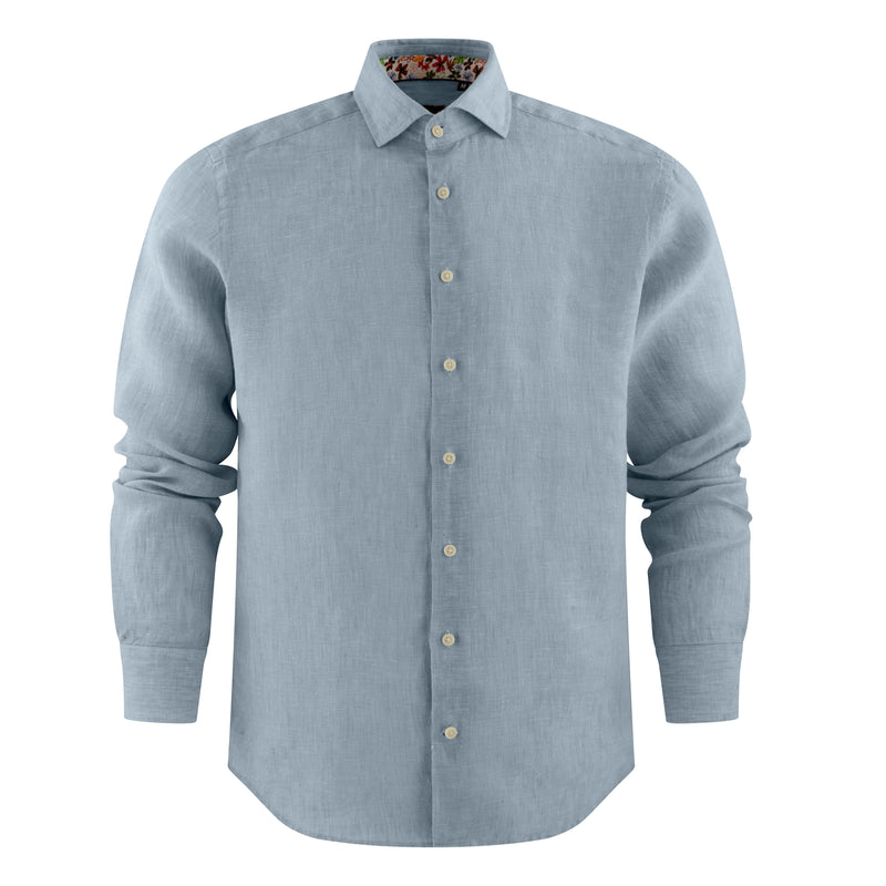517800 Camisa de lino corte slim