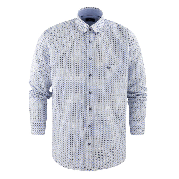 517672 Camisa estampada regular fit