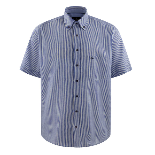 Camisa de rayas manga corta 516107