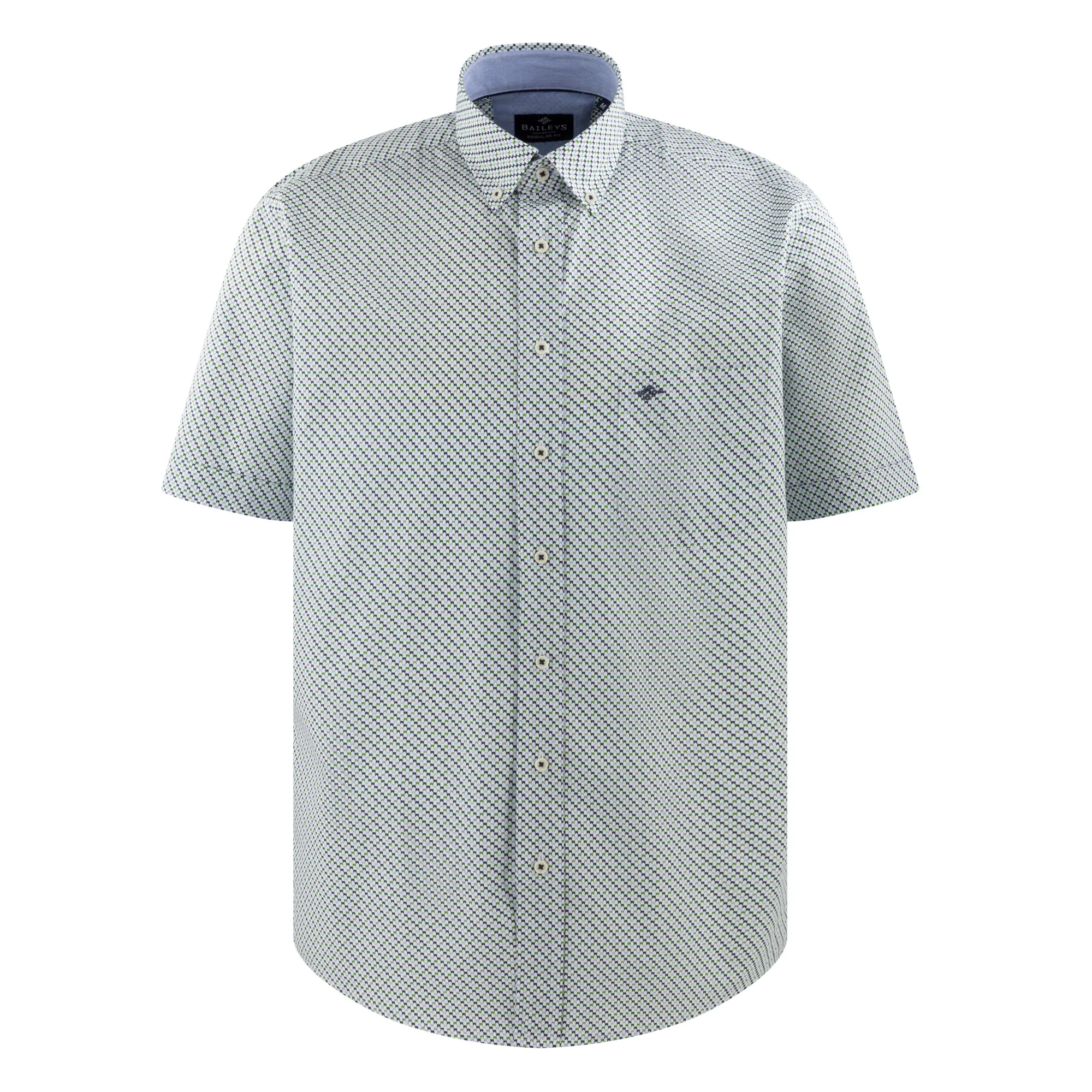 516678 Camisa estampada regular fit