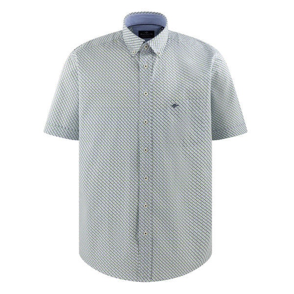 516678 Camisa estampada regular fit