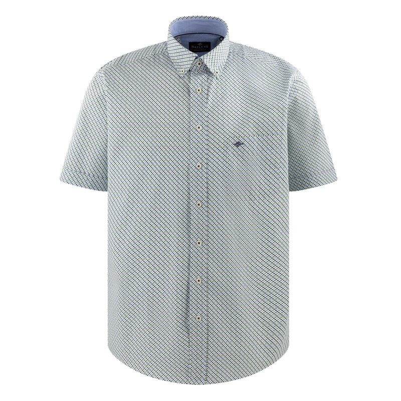 516678 Camisa estampada regular fit