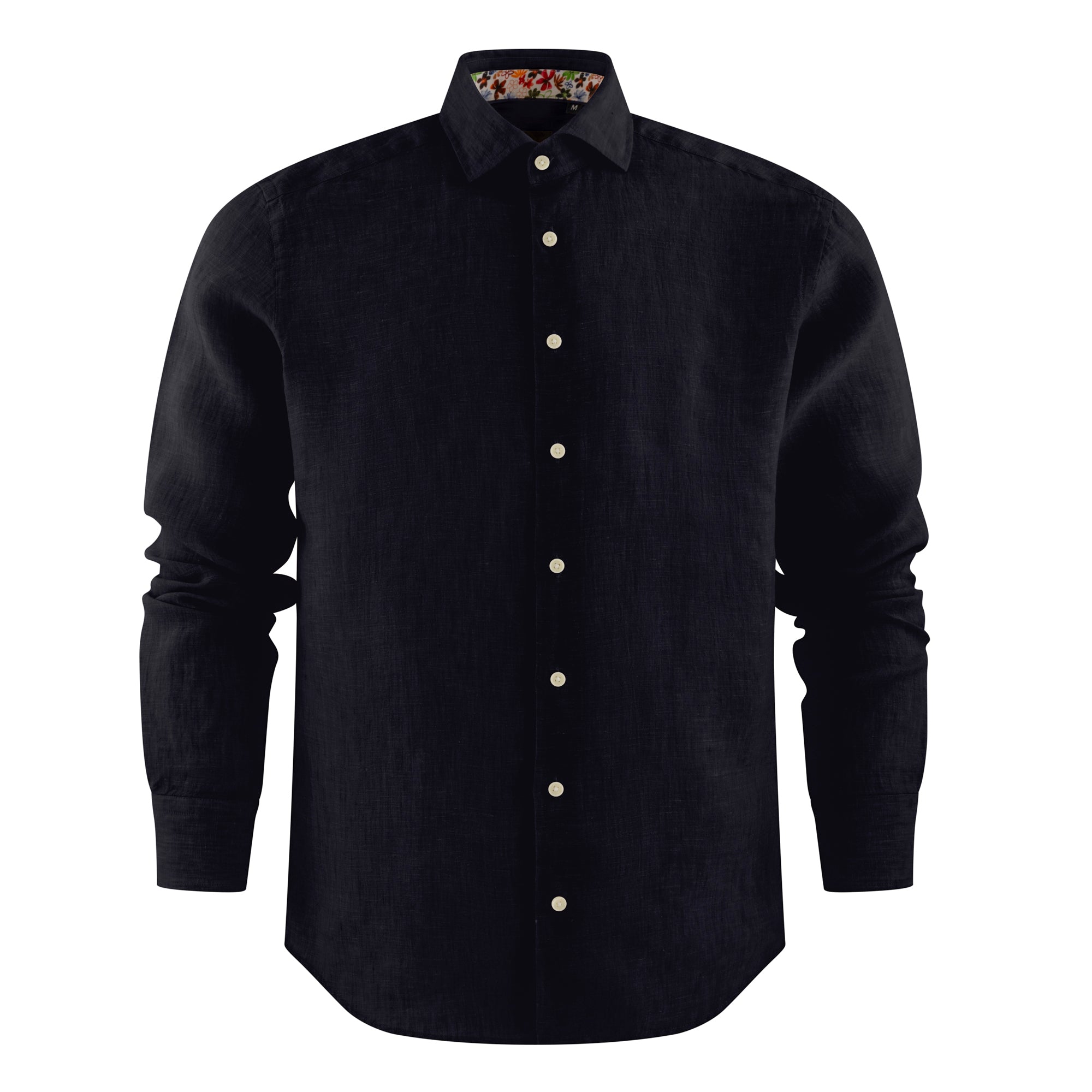 517800 Camisa de lino corte slim