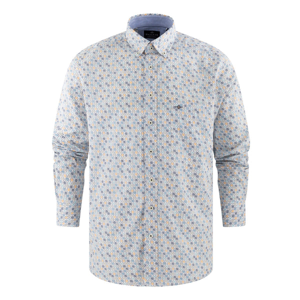 517678 Camisa estampada regular fit