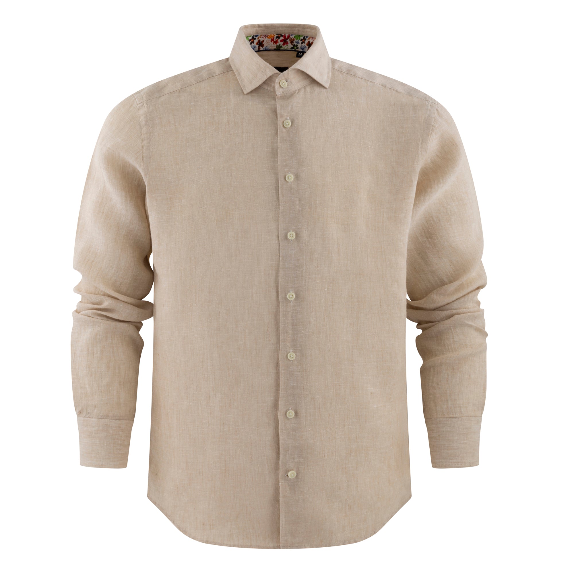 517800 Camisa de lino corte slim