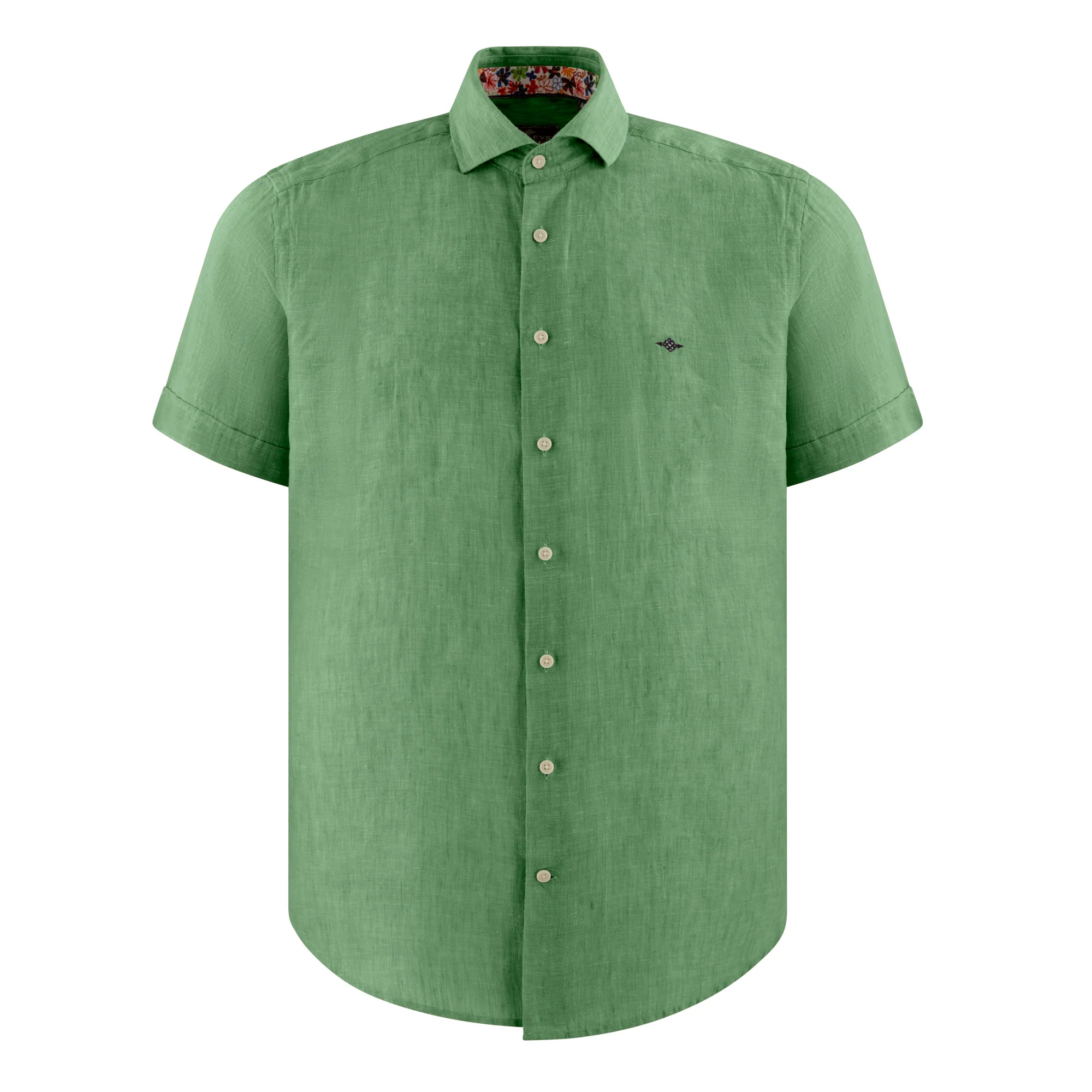 516800 Camisa de lino corte slim