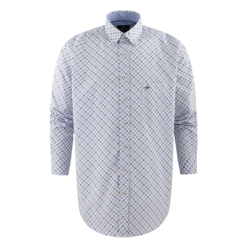 517676 Camisa estampada regular fit