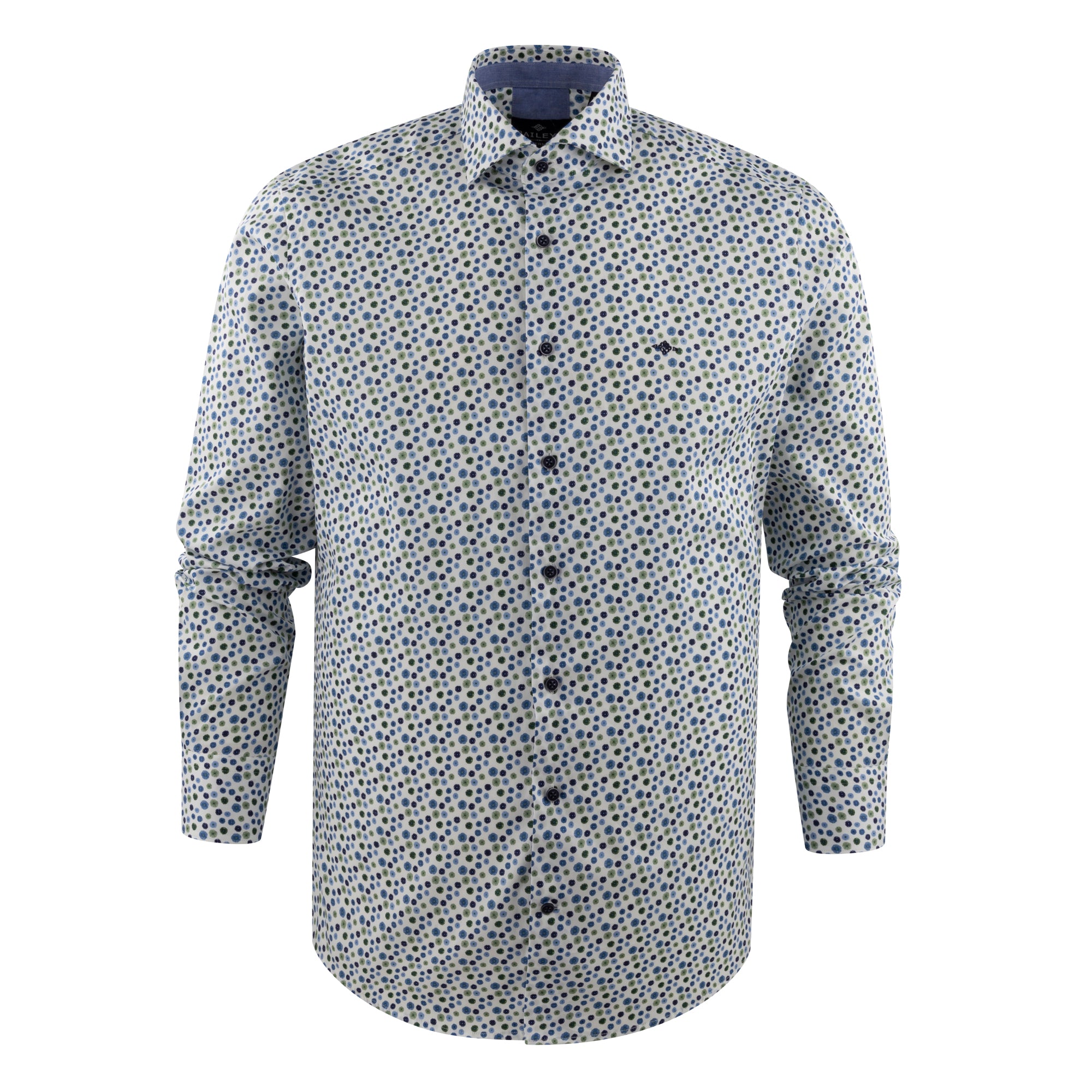 Camisa estampada slim fit 517822