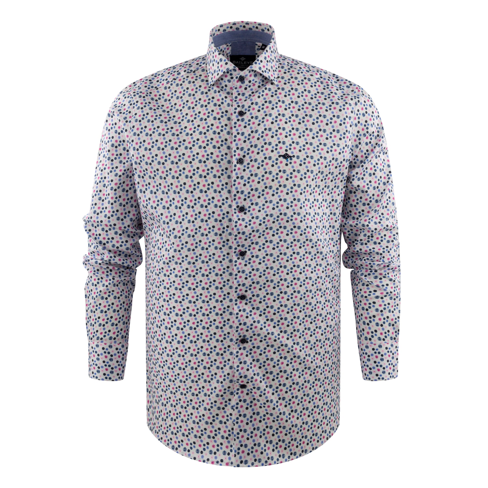 Camisa estampada slim fit 517822