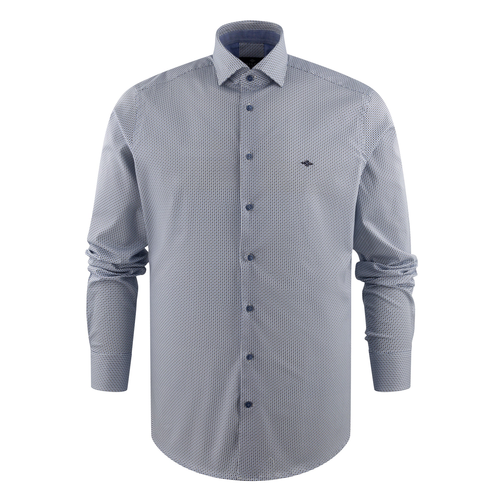 Camisa estampada slim fit 517825