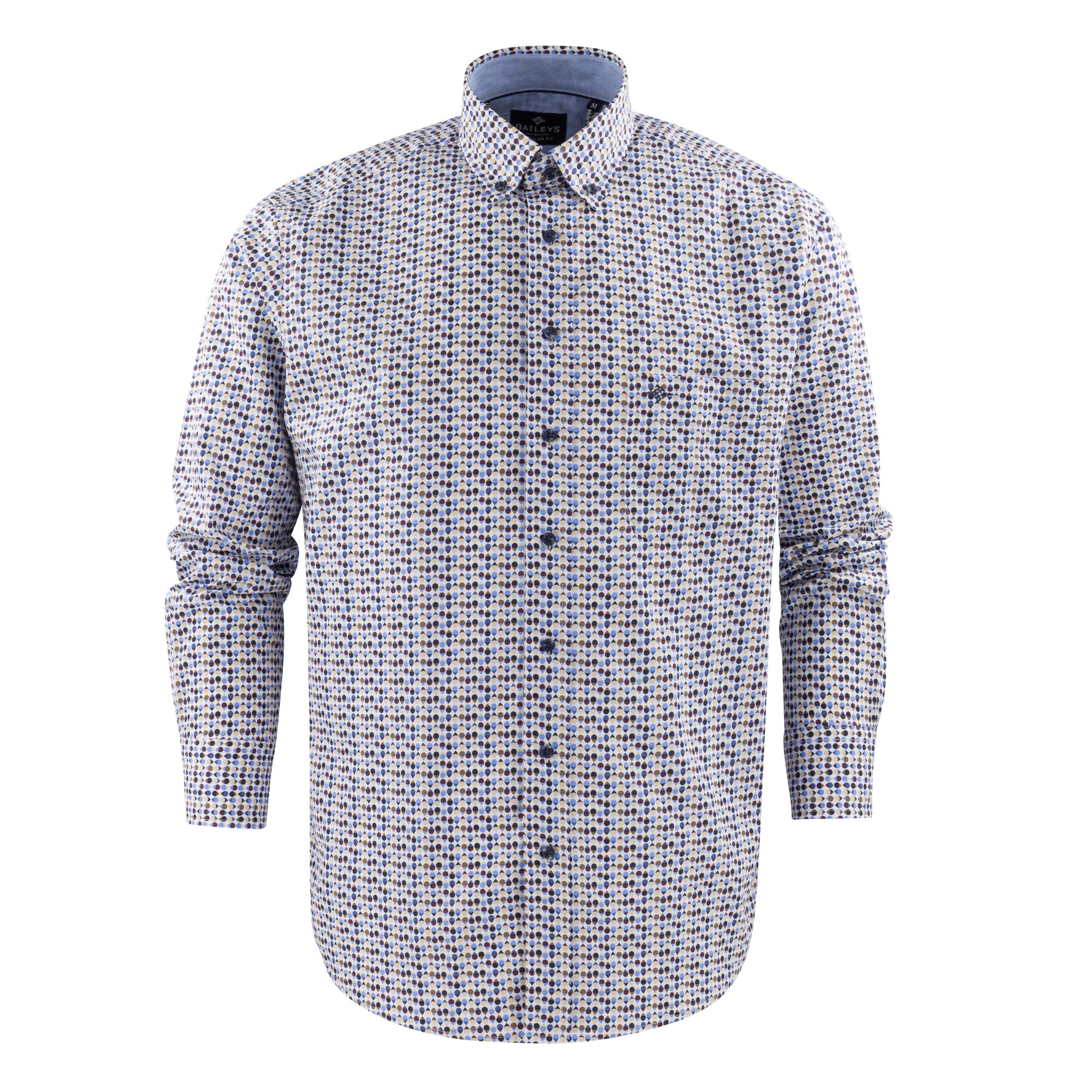 Camisa estampada regular fit 427681