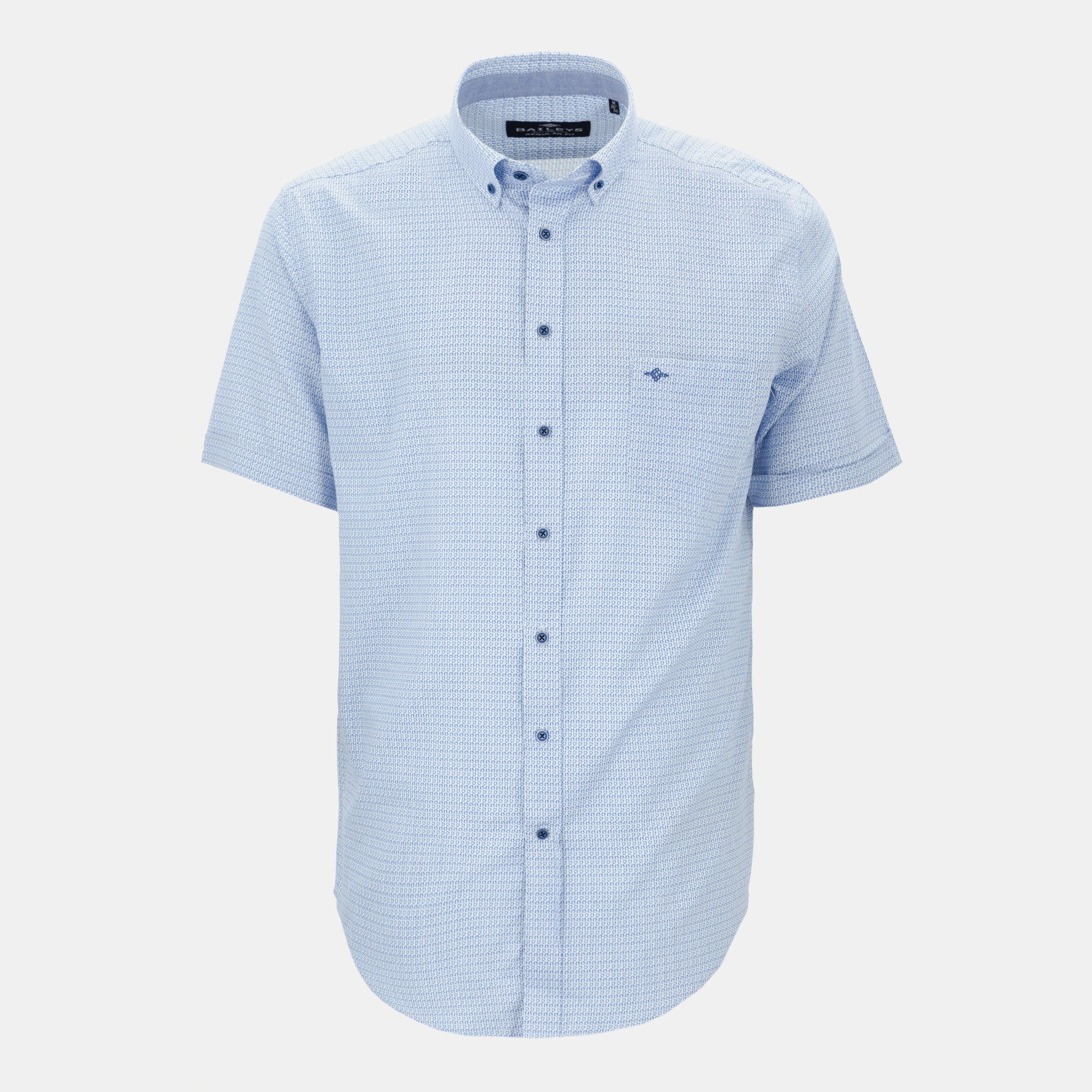 Camisa estampada manga corta 216048