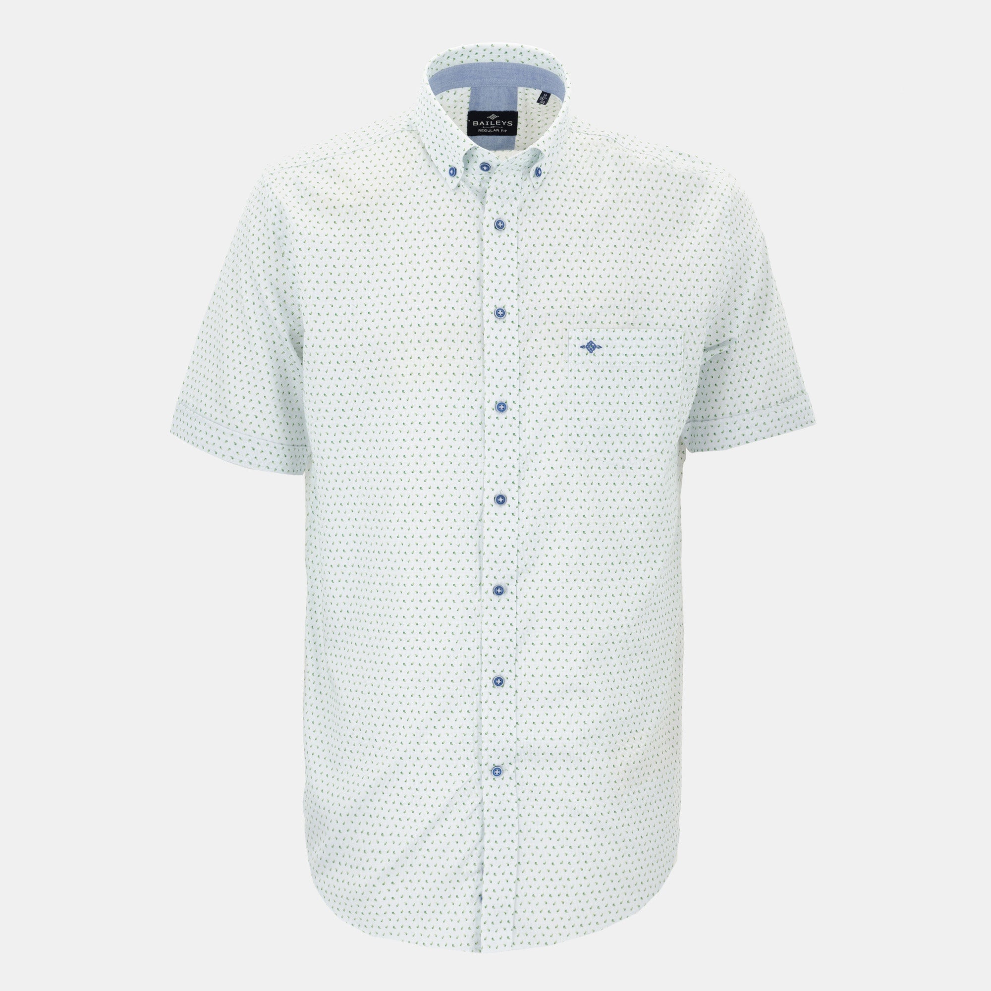 Camisa estampada manga corta 216042