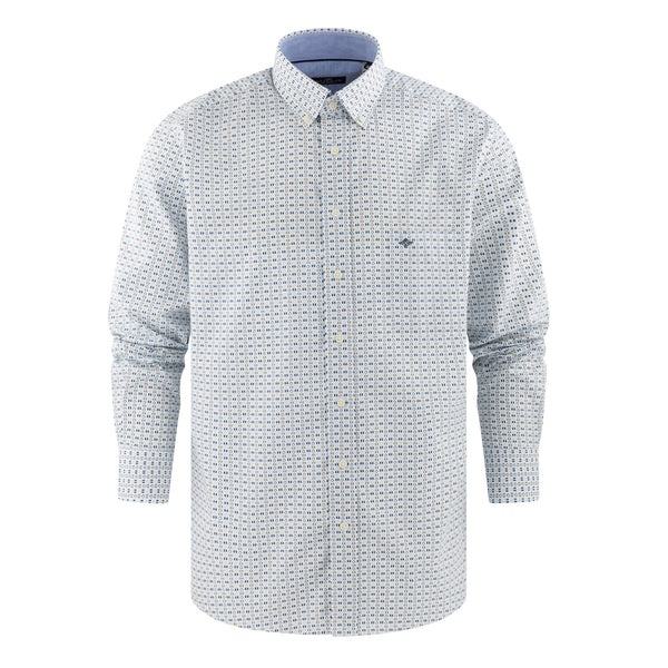 517679 Camisa estampada regular fit