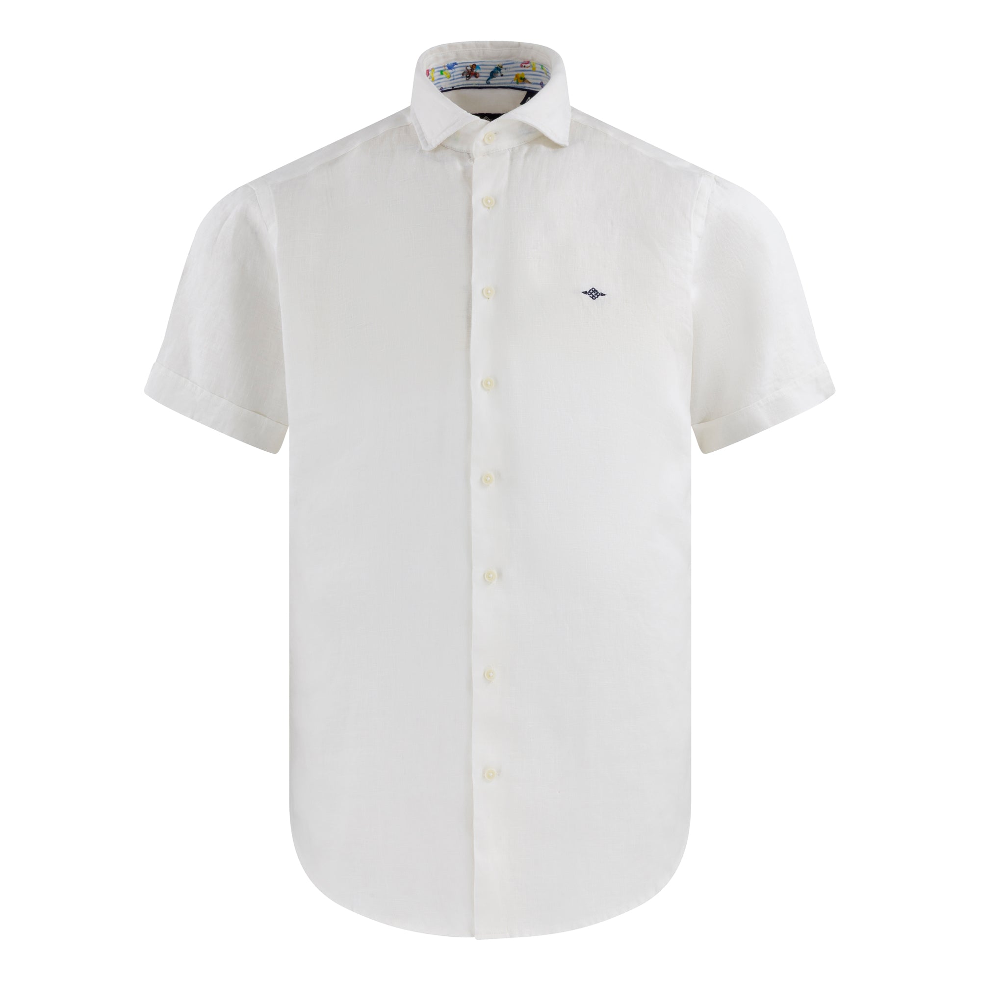 Row Short Sleeve Linen Shirt 616810