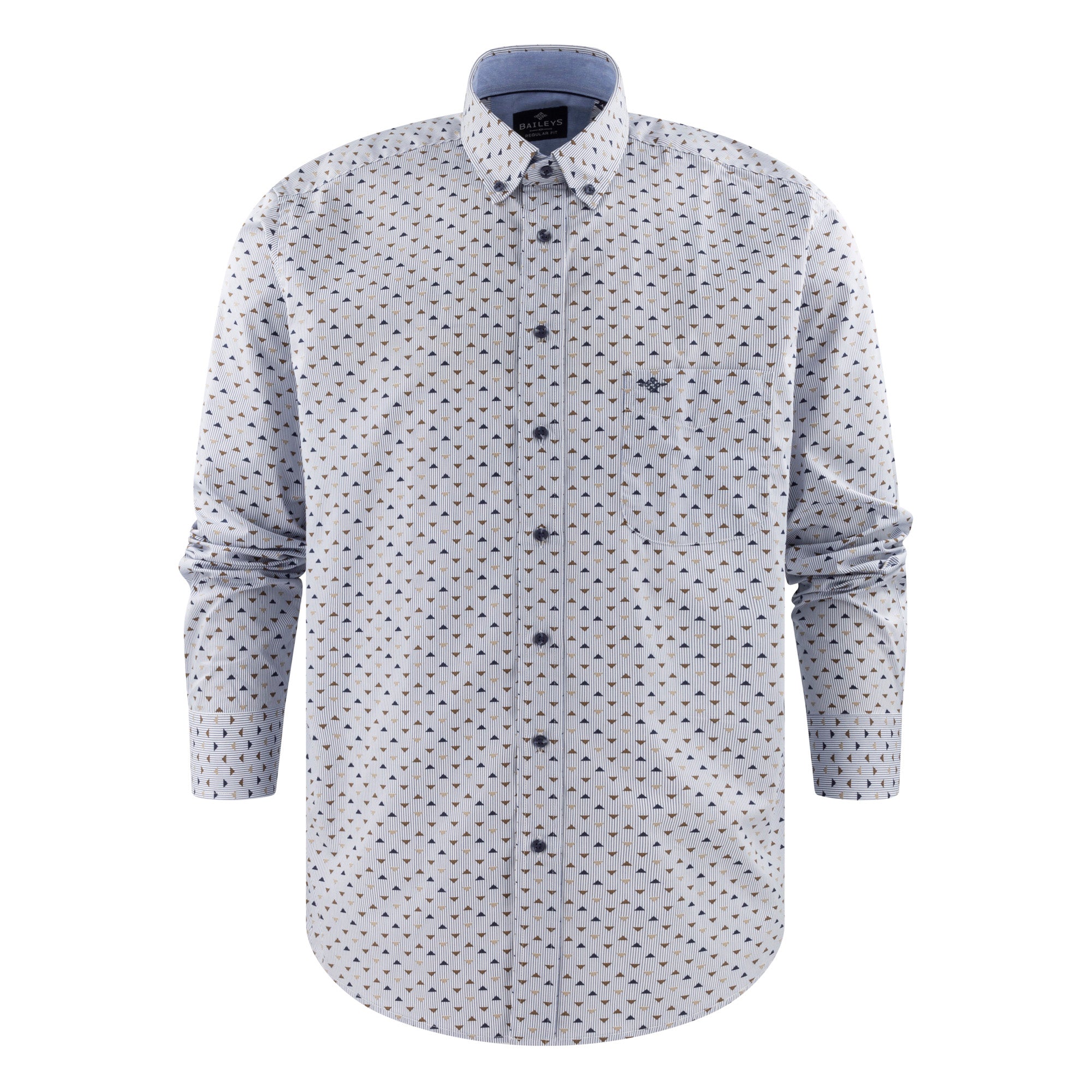 Camisa estampada regular fit 427696