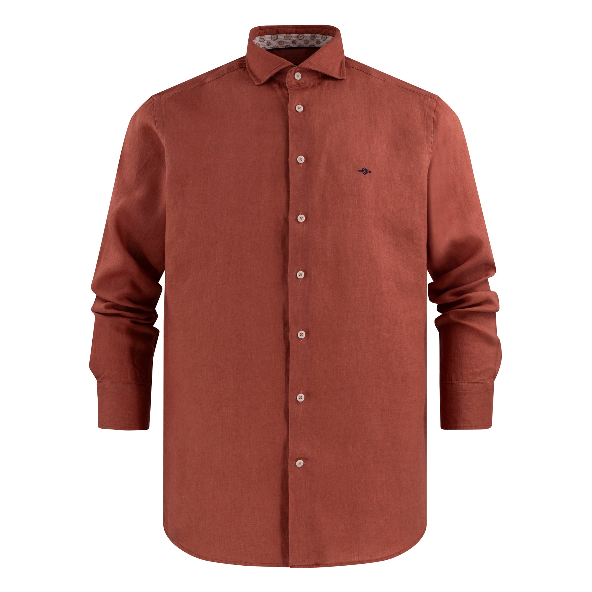 Row Long Sleeve Linen Shirt 617811