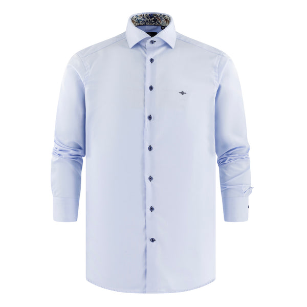 527877 Camisa lisa slim fit