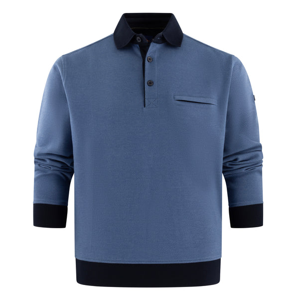 523059 Sweater jaspeado