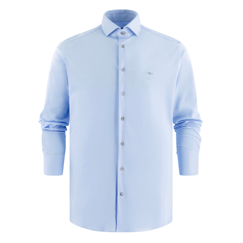 527878 Camisa lisa slim fit