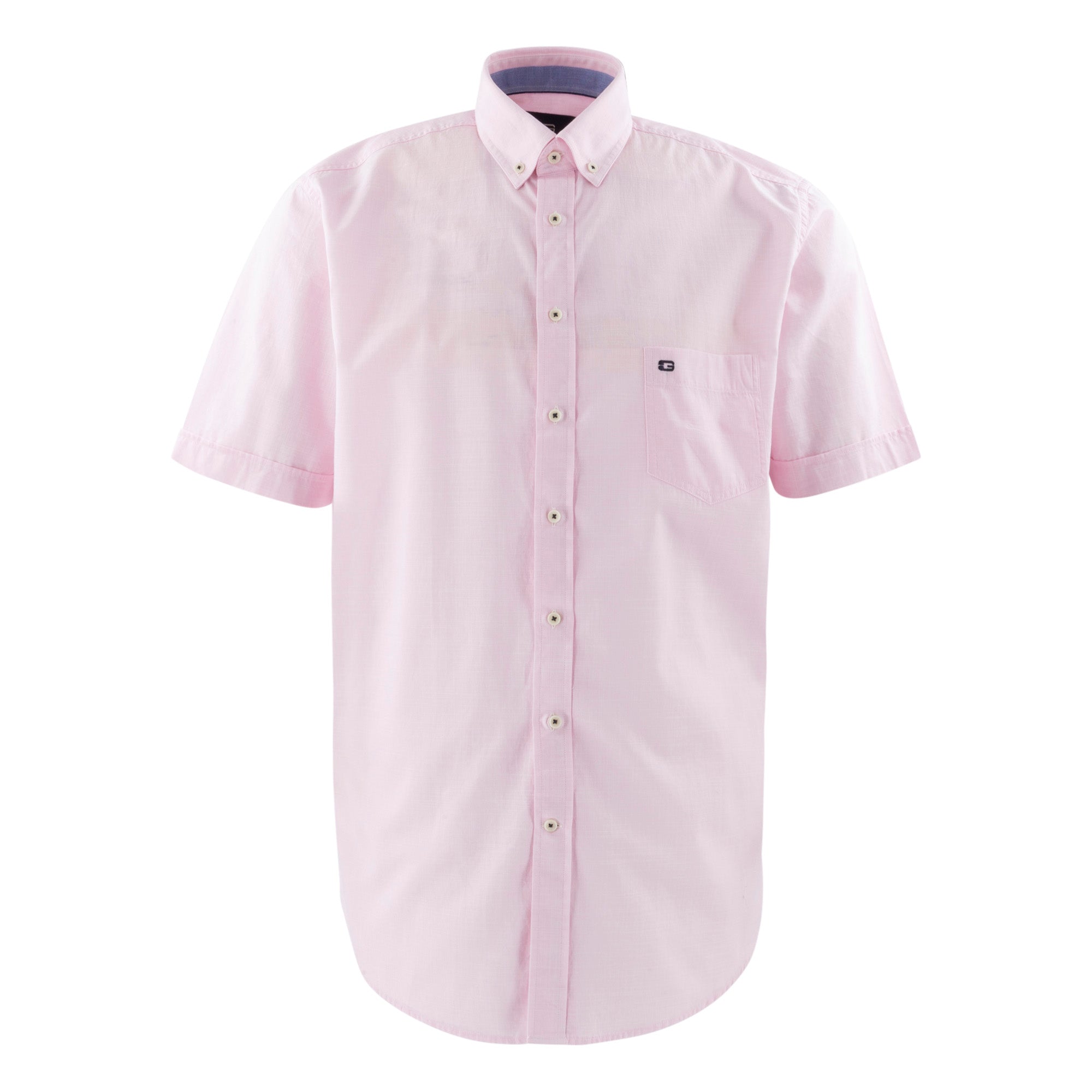 Camisa lisa manga corta 416005