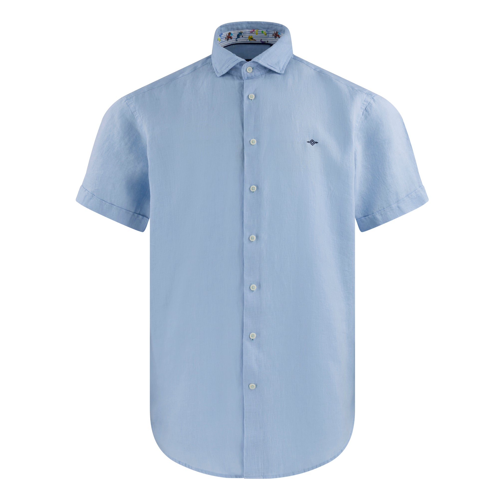 Row Short Sleeve Linen Shirt 616810