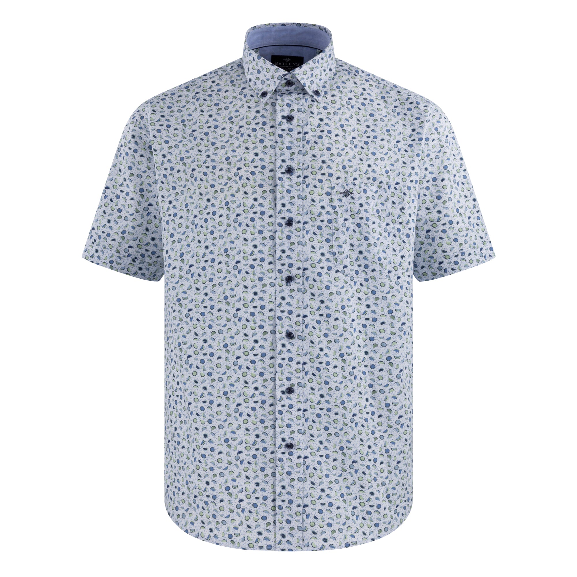 Printed Short-Sleeve Shirt 616674