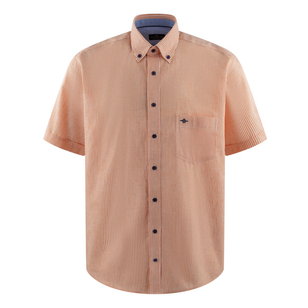 Camisa de rayas manga corta 516107