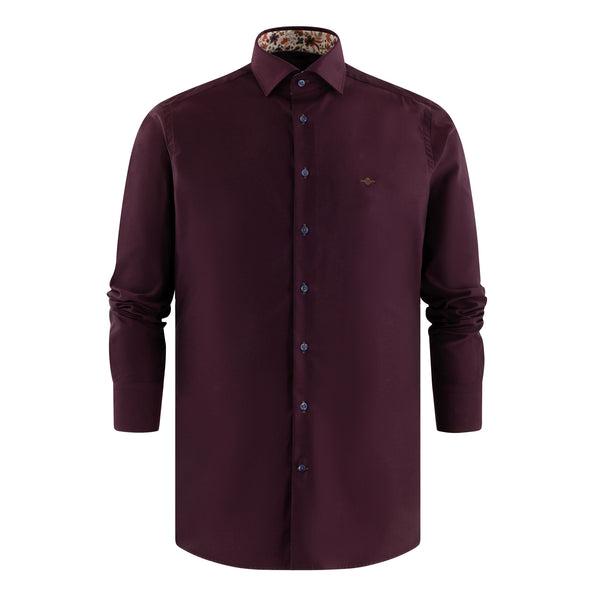 527877 Camisa lisa slim fit