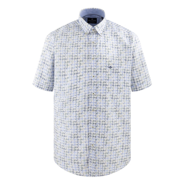 516674 Camisa estampada regular fit