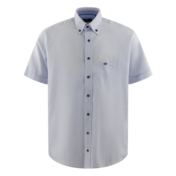 Camisa de rayas manga corta 516107