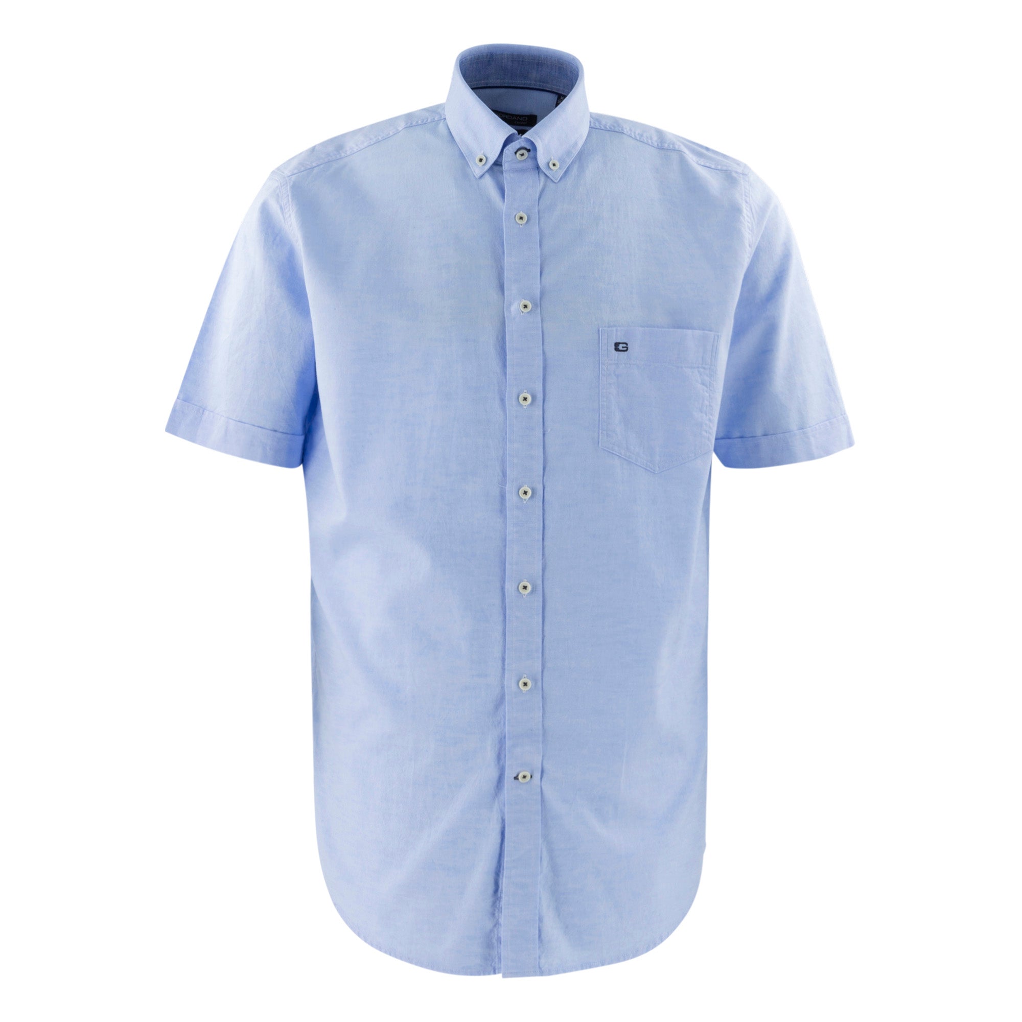 Camisa lisa manga corta 416001