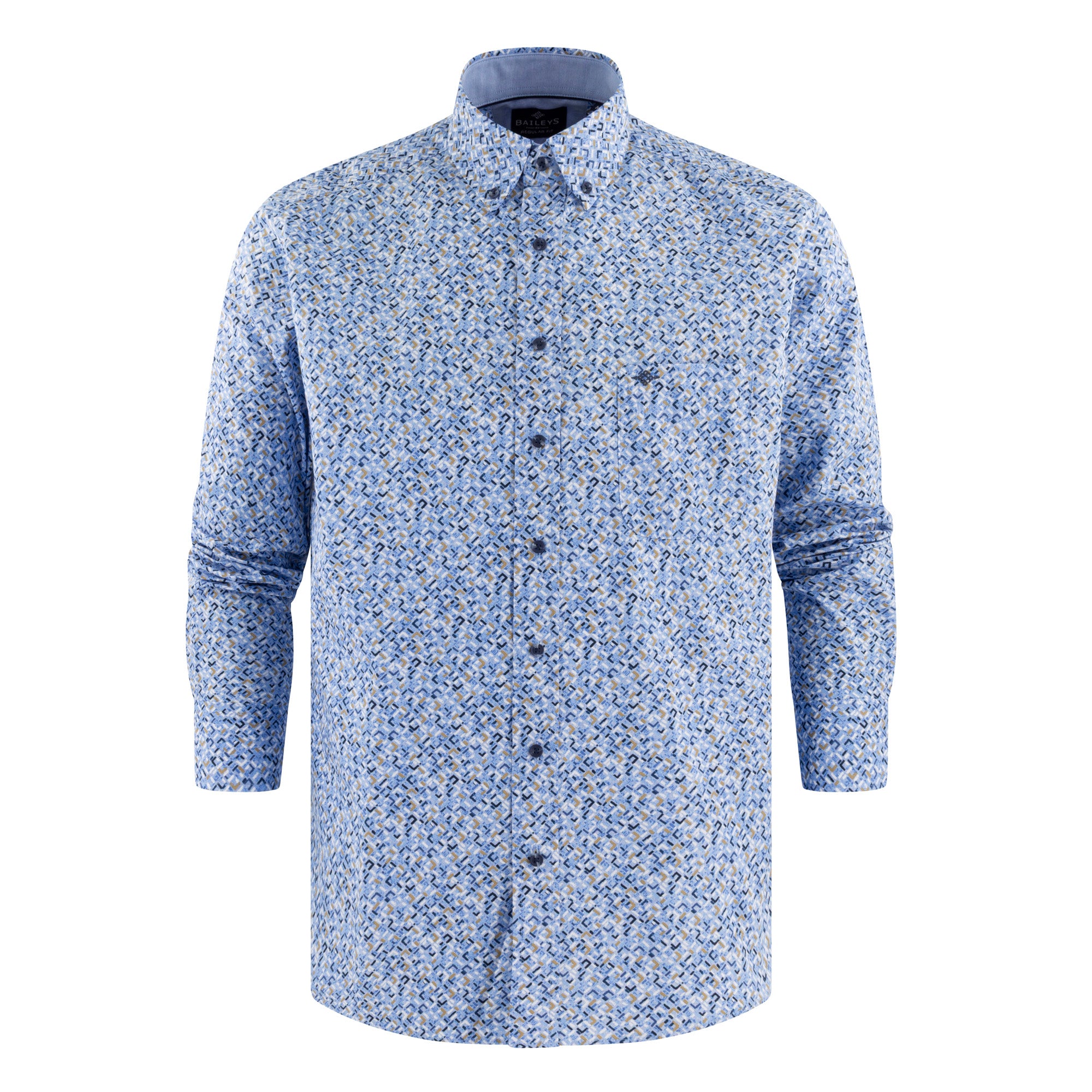 527685 Camisa manga larga regular fit