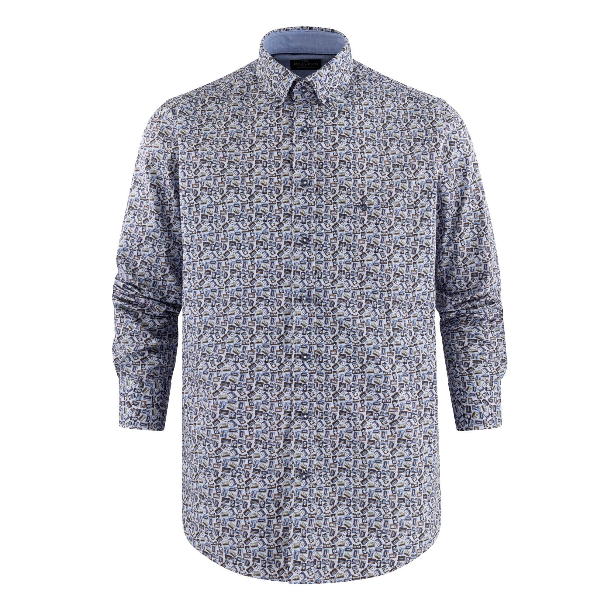 527680 Camisa manga larga regular fit