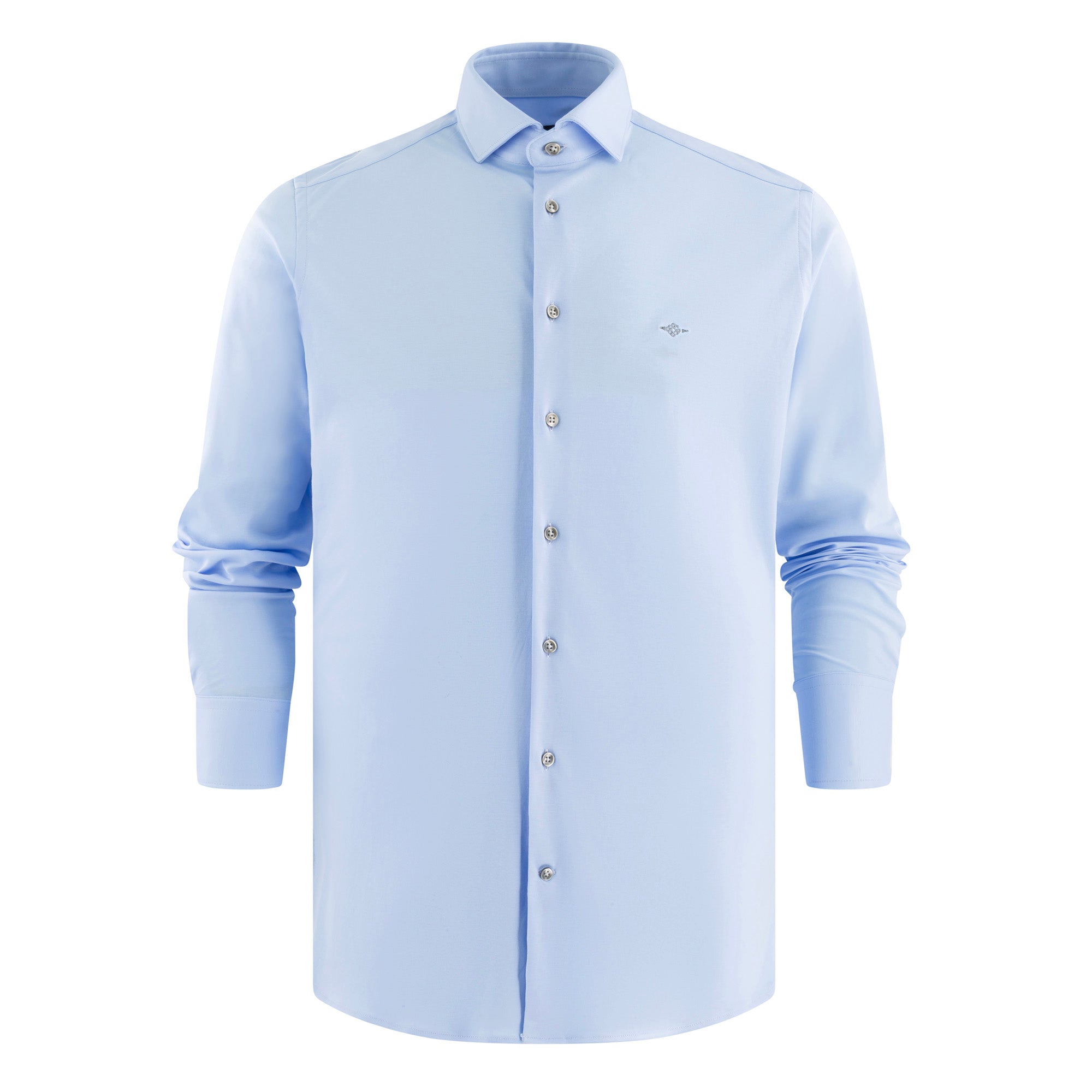 527878 Camisa lisa slim fit